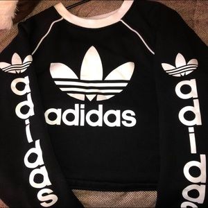 Adidas cropped women’s crew neck